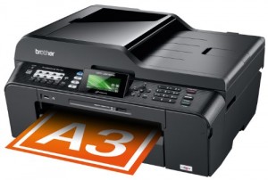 Brother - MFCJ6510DW, Stampante professionale multifunzione inkjet a colori A3, 4 in 1, wifi [Importato da Francia]