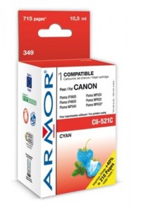 Armor B12466R1 CLI-521C Pixma IP3600 Inkjet / getto d'inchiostro Clone/rigenerato