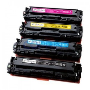 Set di 4 Compatibile HP 131A CF210A CF211A CF212A CF213A 131A Toner per HP LaserJet Pro 200 Colore M276n M276nw Stampanti, set completo - Nero Ciano Magenta e Giallo