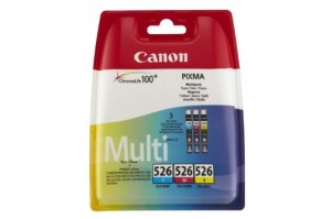 Canon CLI-526 CYM 4541B006 Canon Pixma 4850/5150 Inkjet / getto d'inchiostro Cartuccia originale