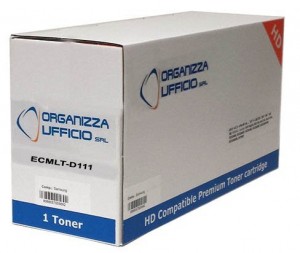 Organizza Ufficio Cartuccia Toner per Samsung SL-M2020w, SL-M2022, SL-M2022W, SL-M2070, SL-M2070FW, SL-M2070W, 1.800 Copie, Compatibile, Mod. I-MLT-D111S/L