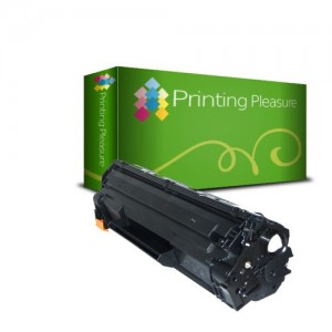 Printing Pleasure - 1 High Quality Cartuccia Toner CE285A Rigenerate Per HP Stampanti LaserJet Pro M1132MFP, M1212NF, P1100, P1102, P1102w