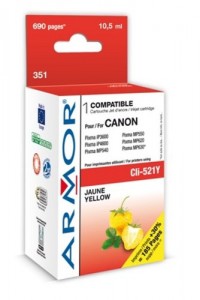 Armor B12468 CLI-521Y Pixma IP3600 Inkjet / getto d'inchiostro Clone/rigenerato