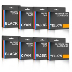 KIT 8 Compatibile ALTA RESA Cartucce di inchiostro per Lexmark 100XL Serie - DUO SET