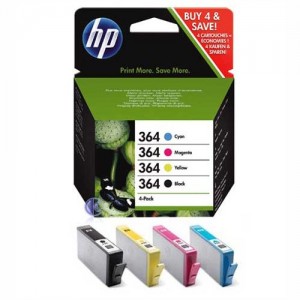 HP SD534EE NO 364 Combo-pack Cyan/Magenta/Yellow/Black Inkjet / getto d'inchiostro Cartuccia originale