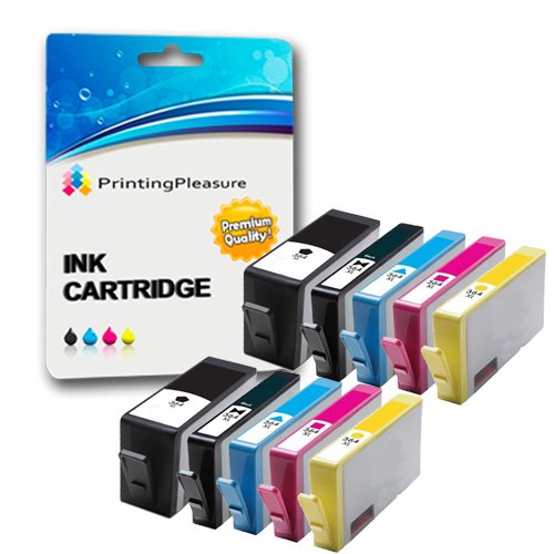Printing Pleasure - 10 di 5 pacchetto High Quality Cartuccia d'inchiostro HP 364XL Con Chip Rigenerate Per HP Stampanti Photosmart 6520, 7510, 7520, B8550, B8553, C5380, C5383 , C5390, C6300, C6380, D5460, D7560, C309, C309g, C309h, C309n, C310, C310a, C309a, C309c, e-All-In-One C410b