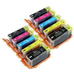 10 PGI-525 CLI-526 Cartucce di inchiostro con chip compatibili per CANON PIXMA MG5250 MG6250 MG5350 MG6150 MG5200 IX6550 MG5150 IP4850 iP4950 MG6100 MG8150 MG8250 MX895 iP4800 MX715 MG5300 IX6250 MX882 iP4840 MG6120 MG6220 MG8220 MG5100 MG5120 MG8120 MG8170 MX885 stampante. (2x grande nero + 2x nero + 2x ciano + 2x magenta + 2x giallo)