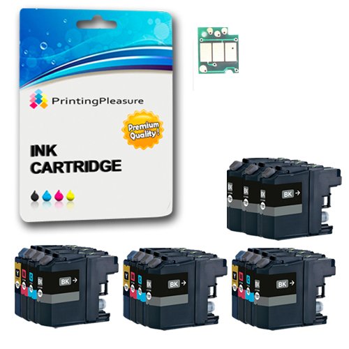 Printing Pleasure - ( 3Sets + 3BK ) High Quality Cartucce di inchiostro LC123 Con Chip Compatibile Per Brother Stampanti DCP-J132W, DCP-J152W, DCP-J4110DW, DCP-J552DW, DCP-J752DW, MFC-J4410DW, MFC-J4510DW, MFC-J4610DW, MFC-J470DW, MFC-J4710DW, MFC-J650DW, MFC-J6520DW, MFC-J6720DW, MFC-J6920DW, MFC-J870DW
