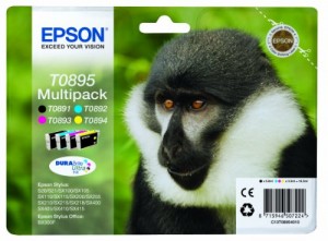 Epson T089540 T089140+T089440+T089340+T089240 Inkjet / getto d'inchiostro Cartuccia originale