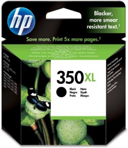 HP 350XL, Cartuccia d'inchiostro, 1 x colore: Nero, 1000 pagine