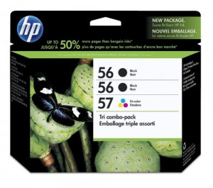 HP SD399AE Multipack cartucce N. 56/56/57, confezione da 3