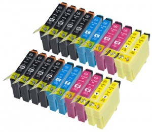 20 Multipack Alta Capacità Epson T1636 / Epson 16XL / Epson 16 Cartucce Compatibles 8 nero, 4 ciano, 4 magenta, 4 giallo compatibile con Epson WorkForce WF-2010W, WorkForce WF-2510WF, WorkForce WF-2520NF, WorkForce WF-2530WF, WorkForce WF-2540WF. Cartucce Compatible. T1631 , T1632 , T1633 , T1634 © Cartuccia Land