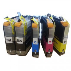 5 XL ColourDirect LC123 / LC121 Con Chip Cartucce d'inchiostro per Brother DCP-J132W DCP-J152W DCP-J552DW MFC-J650DW DCP-J752DW DCP-J4110DW MFC-J870DW MFC-J4410DW MFC-J4510DW MFC-J4610DW MFC-J4710DW MFC-J470DW Stampante