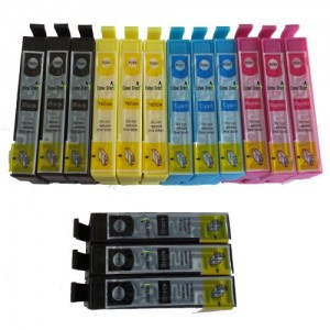 15 XL ColourDirect Cartucce d'inchiostro per EPSON STYLUS S20, SX100, SX105, SX110, SX115, SX200, SX205, SX210, SX215, SX218, SX400, SX405, SX410, SX415, SX515W, SX600FW, SX610FW, BX300F, S21, SX110, SX115, SX215, SX410, SX415, SX515W, SX209, SX405 WiFi, D78, D92, D120, DX4000, DX4050, DX4400, DX4450, DX5000, DX5050, DX6000, DX6050, DX7450. DX8450, DX7000F, DX7400, DX8400 Stampante