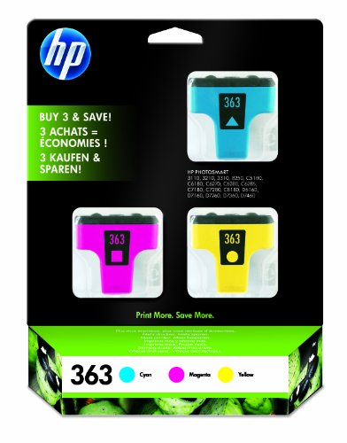 HP Multipack cartucce N. 363 (Ciano, Magenta, Giallo)
