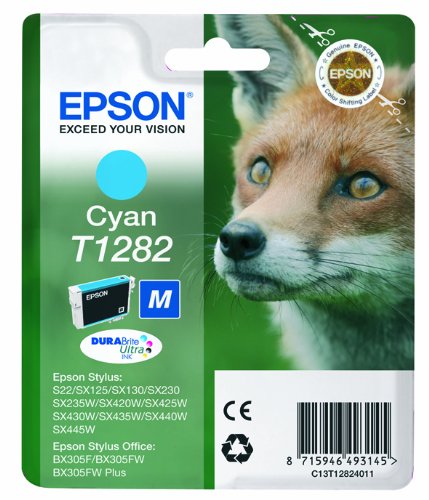 Epson T128 Cartuccia, colore: ciano