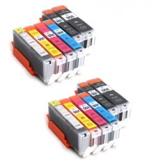 Multipack - 12 x compatibile Cartucce d'inchiostro CANON PGI-550 / CLI-551 Multipack per CANON Pixma MG6350