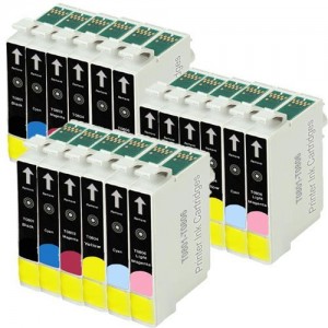 3 set = 18 cartucce di inchiostro stampante compatibili Epson T0807 per Epson Stylus Photo R265 R285 R360 RX560 RX585 RX685 P50 PX650W PX700W PX710W PX800FW PX810W stampanti (3x nero, ciano x 3, 3x Magenta, giallo x 3, 3x ciano chiaro, 3 x Magenta chiaro) - stesso giorno Post, capacità elevata, migliore qualità, completamente tagliato, pronto per l'uso, soldi 100% garanzia di rimborso * * di stampante inchiostro cartucce * *