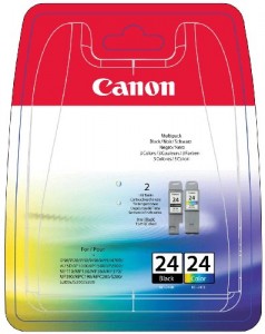 Canon BCI-24BK S 300 2 PK Inkjet / getto d'inchiostro Cartuccia originale