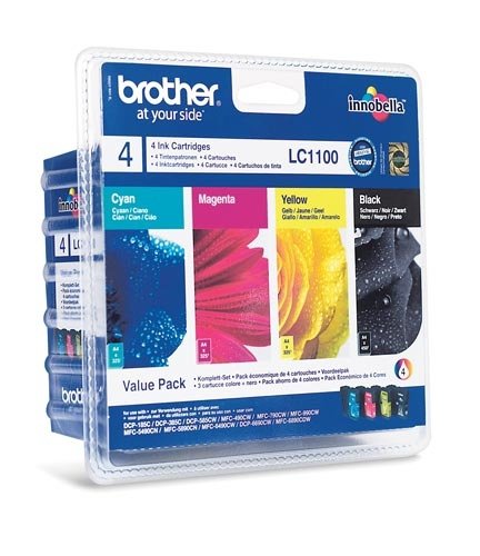 Brother LC-1100 Multipack cartucce ( 1x Nero/magenta/Ciano/Giallo)