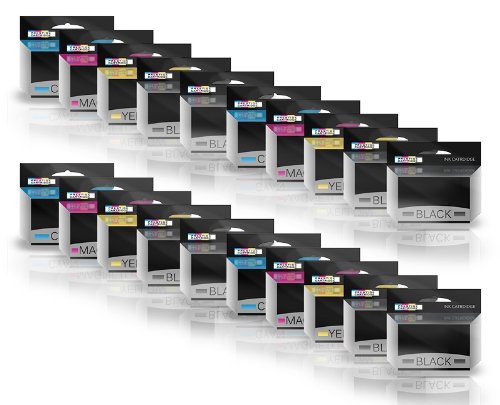 COMBO PACK - Compatibile T0715 Cartucce di inchiostro per Epson Stylus and Stylus Office Stampanti - T0711-4 QUATTRO SET PIU QUATTRO T0711 NERO / BLACK