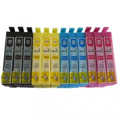 12 XL Ad alta capacità ColourDirect Compatibile Cartucce d'inchiostro per Epson Stylus S22 SX125 SX130 SX230 SX235W SX420W SX425W SX430W SX435W SX438W SX440W SX445W BX305F BX305FW Plus Stampante 3 Nero 3 Ciano 3 Magenta 3 Giallo