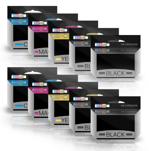 COMBO PACK - Compatibile T0555 Cartucce di inchiostro per Epson Stylus Photo R240, R245, RX400, RX420, RX425, RX430, RX450, RX520 Stampanti - T0551-4 DUO SET PIU DUE T0551 NERO / BLACK