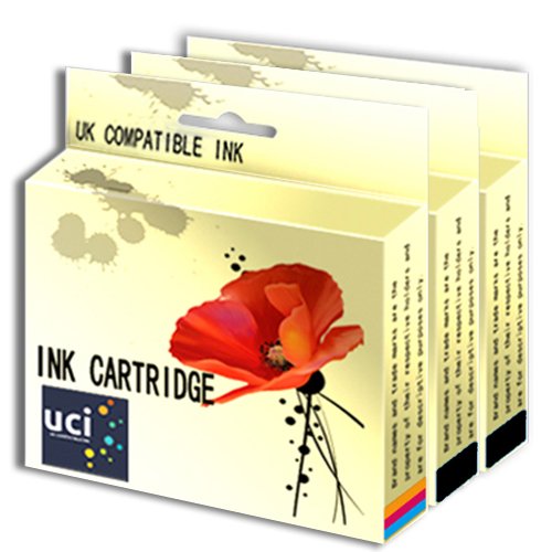 UCI 3 cartucce d'inchiostro Rigenerate sostituiscono Canon PG512 CL513 ( Non-Originale )