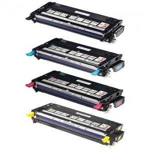 Doitwiser - Cartuccia toner set 4 pezzi compatibile per Dell 3110 3110CN 3115CN 3115, alta resa: 8.000 pagine