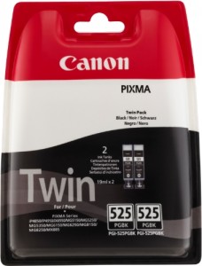 Canon PGI-525PGBK Pixma IP4850 getto d'inchiostro (Cartuccia originale) Twin Pack
