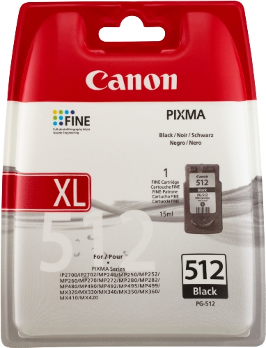 Canon PG-512 Pixma MP260 Inkjet / getto d'inchiostro Cartuccia originale
